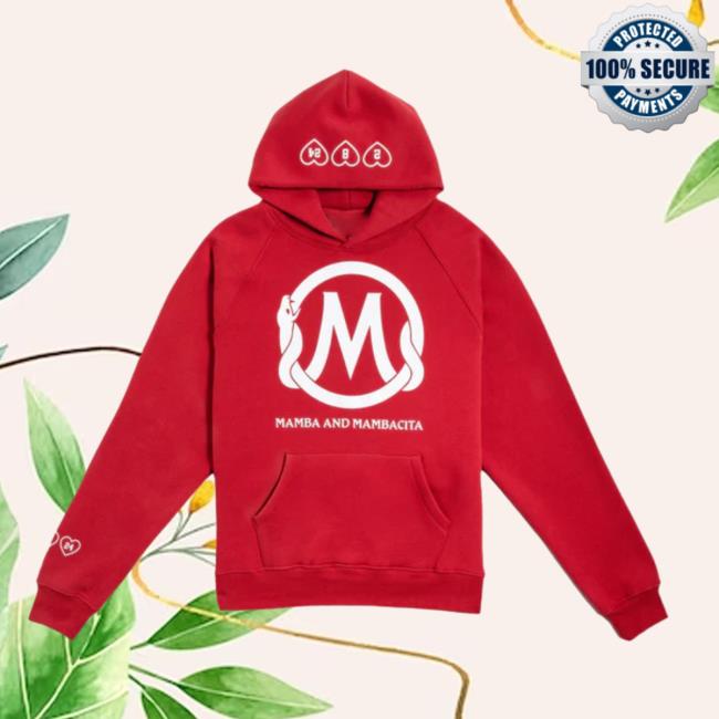 Official Mamba & Mambacita Store Mamba And Mambacita Merch Red Pullover Hoodies