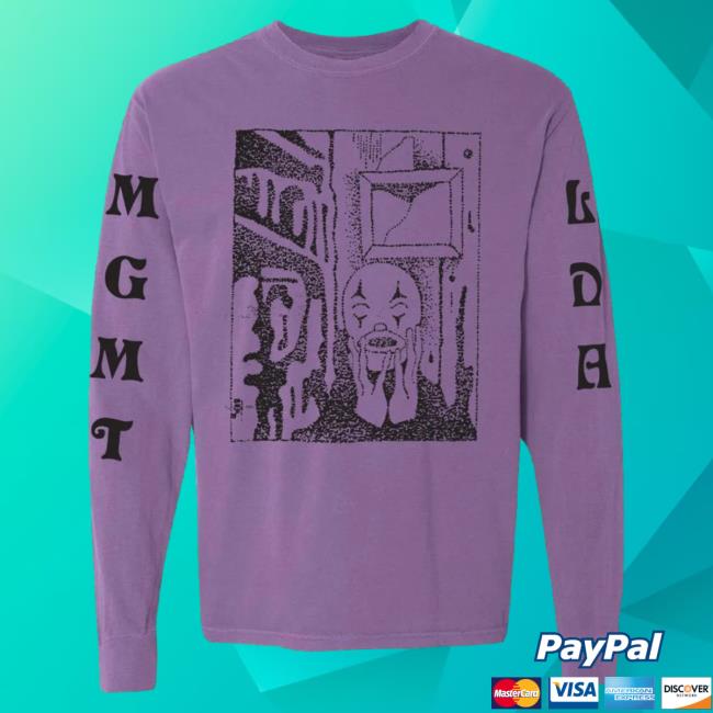 Mgmt Little Dark Age Violet Pullover Hoodie