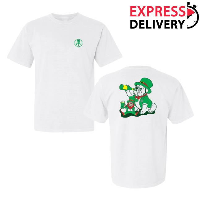 Official Barstool Sports Merch Store Barstool U Bulldog St. Patrick's Day Attractive Shirt from Barstool U Barstool Sports Apparel Clothing Shop BarstoolSports