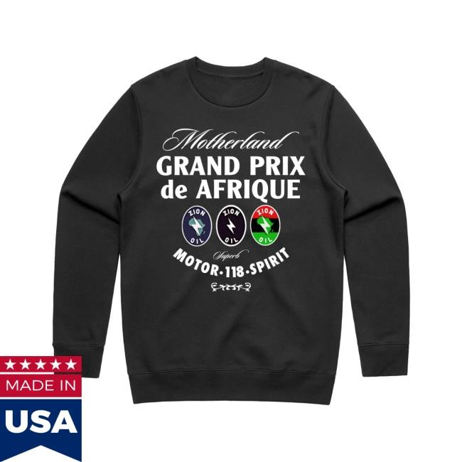 Grand Prix Black Crew Sweatshirt Lupe Fiasco