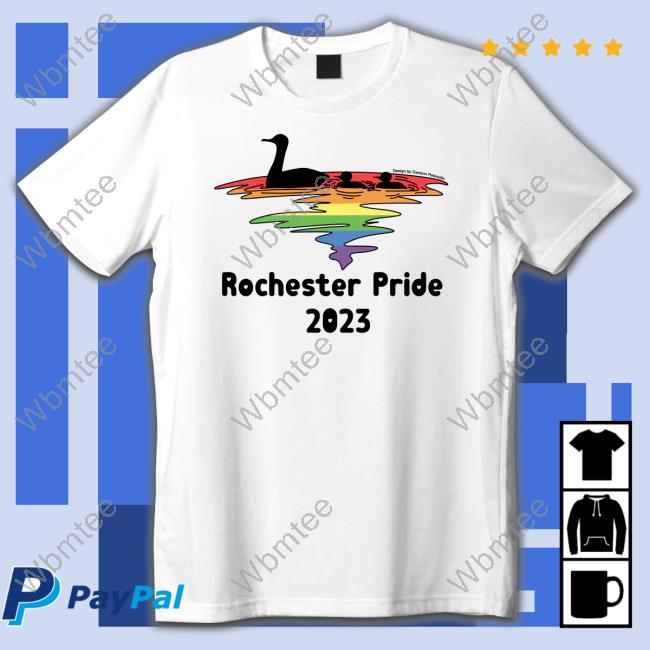 Official Rochester Pride 2023 Tee Shirt Caelynn Petersilie