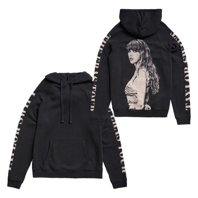 Official TayloSwift Clothing Merch Shop Store Taylor Swift The Eras Tour Black Shirt New