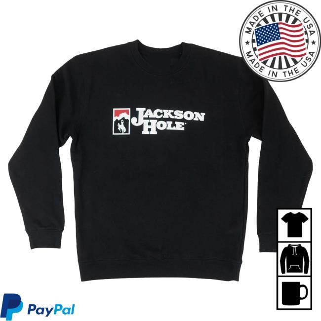 Official Jackson Hole Shop Store Jackson Hole JH Horizontal Logo Popover Hoodie