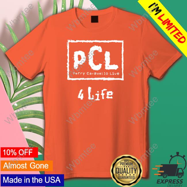 Perrycaravellolive Merch Pcl 4 Life Hooded Sweatshirt Perry Caravello Live
