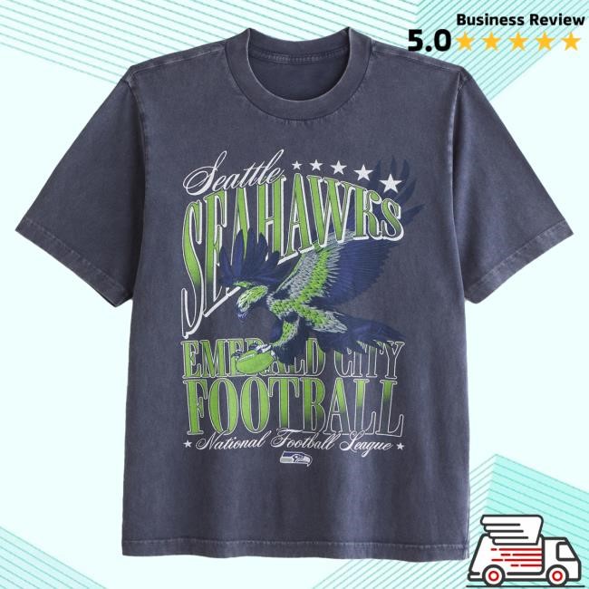 Official Abercrombie And Fitch Store Seattle Seahawks Vintage-Inspired Graphic Hot Shirt NFL by Abercrombie