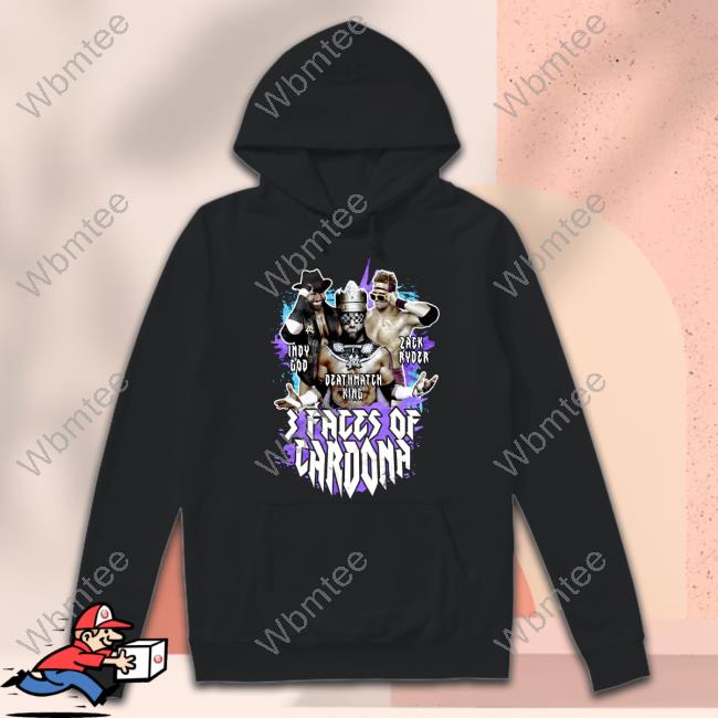 Official 3 Faces Of Cardona Tee Shirt Matt Cardona