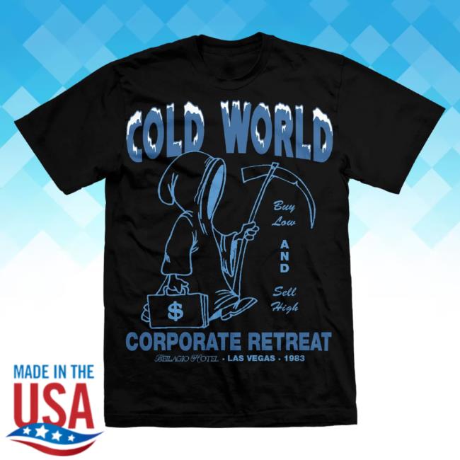 Official Moda3 Cold World Corporate Retreat Hot Shirt Black