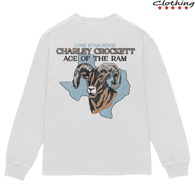 Premium Tour Age of the Ram Longsleeve T-Shirt | Charley Crockett Style