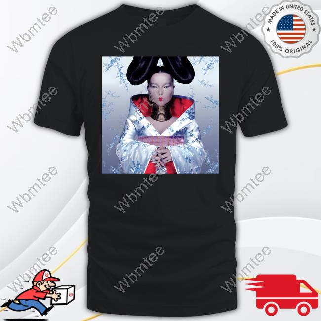 Official Björk Homogenic Vinyl Record Long Sleeve Tee