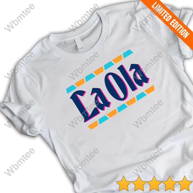 Official San Diego Wave Fc Latino Heritage La Ola Tee Shirt