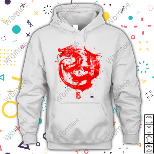 Official All Elite Wrestling Merch Shop Bryan Danielson - Crimson Dragon T-Shirt AEW Apparel Clothing Store