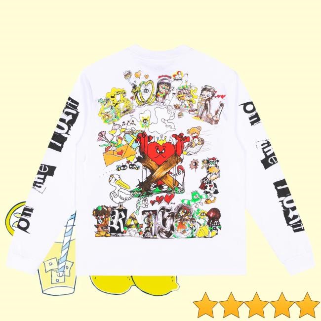 Official Born X Raised Merch Store Shop Steal My Sunshine Long Sleeve New Shirt: White BornxRaised