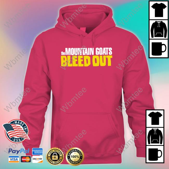 Official The Mountain Goats Bleed Out T Shirt Mountain Goats Store Hello Merch The Mountain Goats Bleed Out Cap