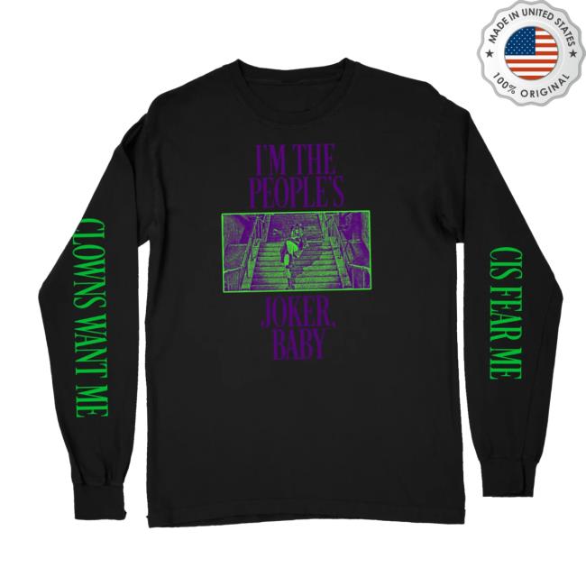 Official Super Yaki Store Shop Merch I'm The People's Joker, Baby Mens Long Sleeve Shirts