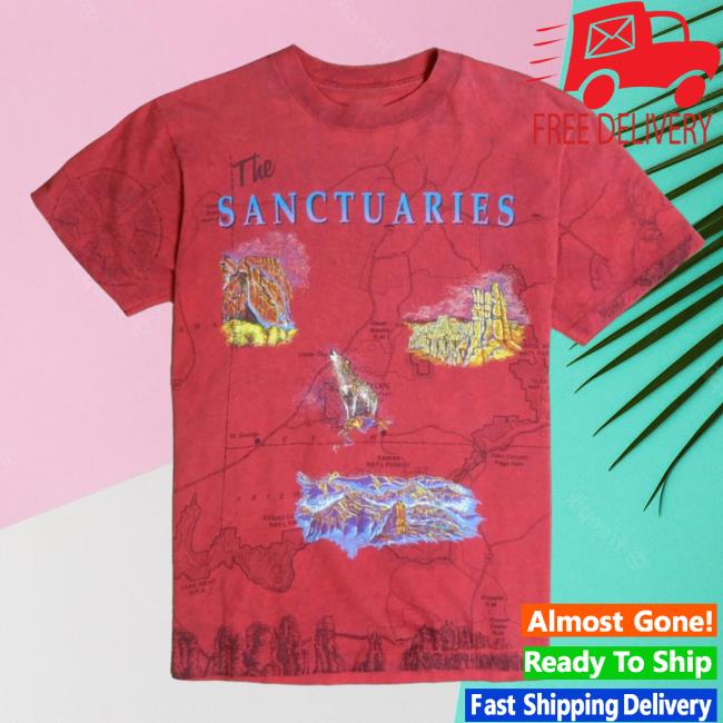 Official Throwback Vault Vintage The Sanctuaries Map Hot Shirt Red All Over Print Aop 1994 90S