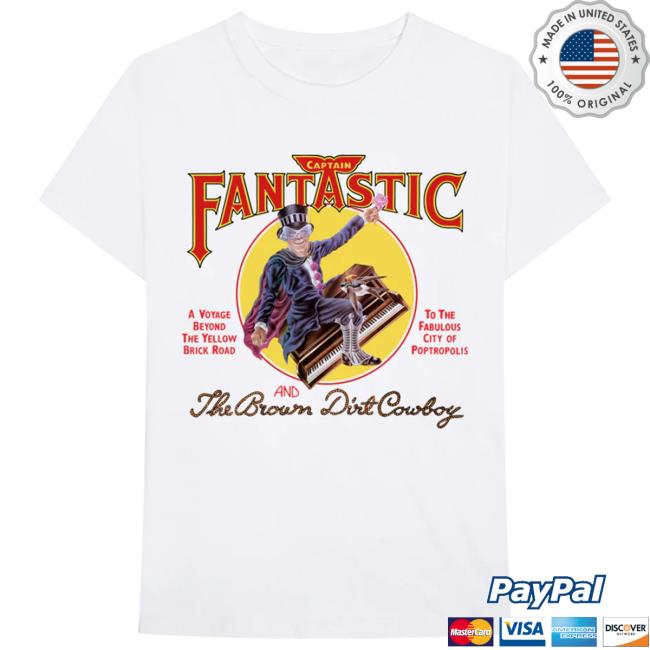 Elton John Captain Fantastic New T Shirt