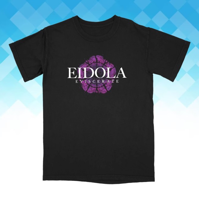 Eidola Flower Hypno Black Tee Shirt Rise Records