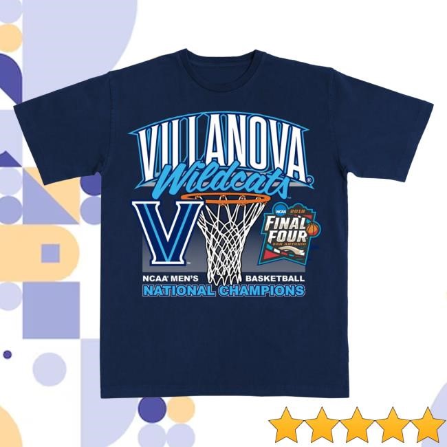 Official Slam Goods Villanova '18 National Champions Heavy Shirt SlamGoods