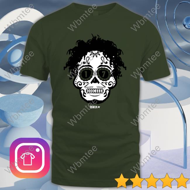 Official Garrett Wilson: Sugar Skull Long Sleeve Tee Shirt
