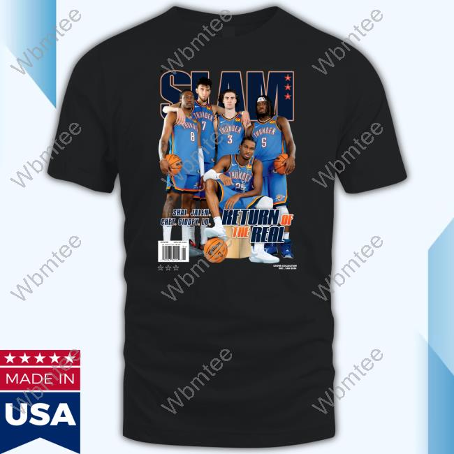 Slam Thunder Legends Shirt Slam Cover Tee OKC Thunder (SLAM 247)