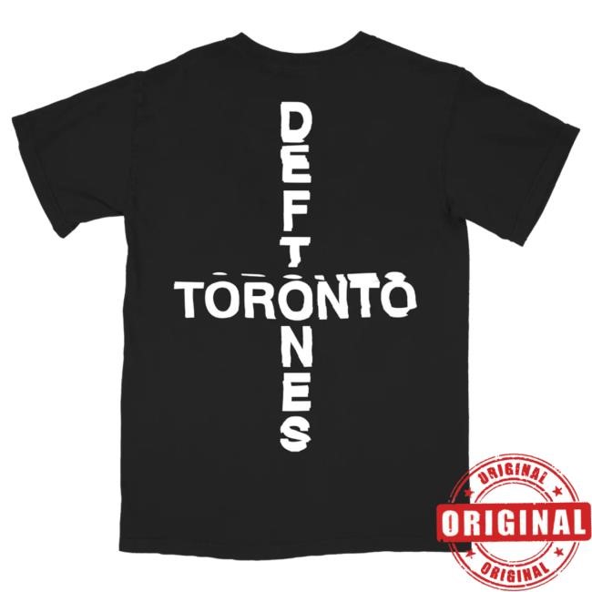 Official Deftones Store toronto exclusive cross Tees