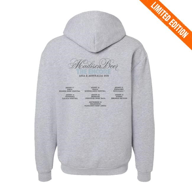 Madison Beer - Encore Grey Hoodie