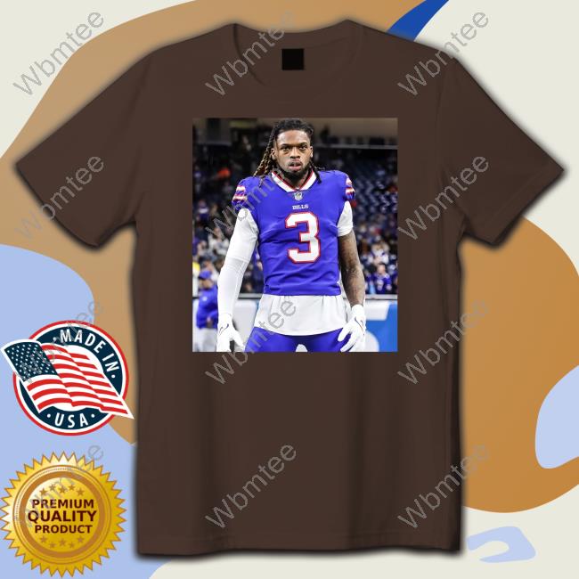 Damar Hamlin Long Sleeve T Shirt White