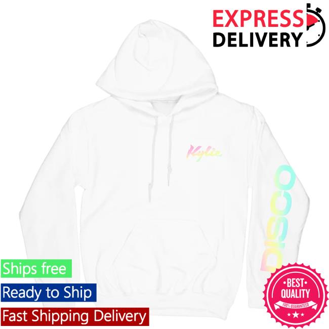 Official Kylie Merch Disco Rainbow Crewneck Sweatshirt