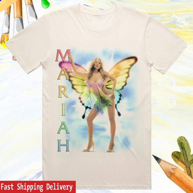 Mariah Carey Official Merch Butterfly Hot Shirt