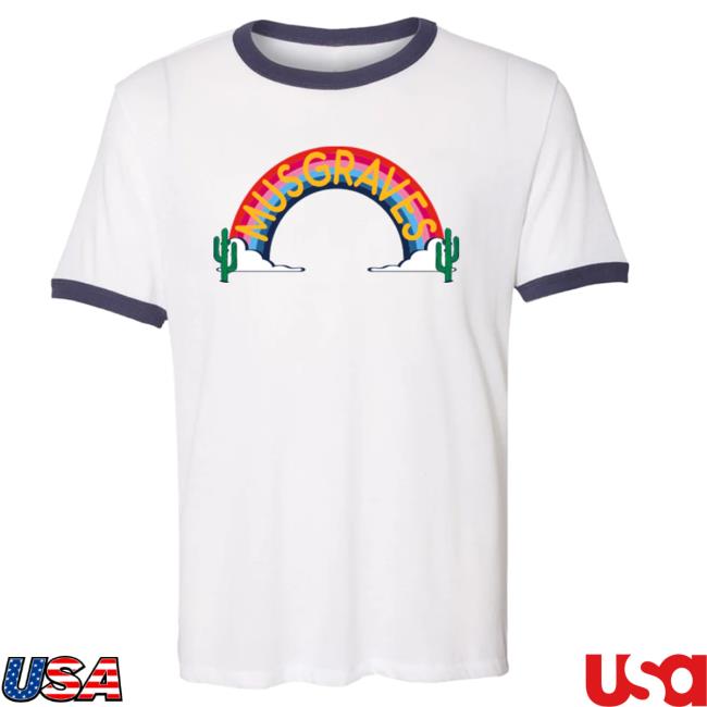 Official Kacey Musgraves Merch Store KaceyMusgraves Rainbow Ringer Hot Shirt Kacey Musgraves Apparel Clothing Shop