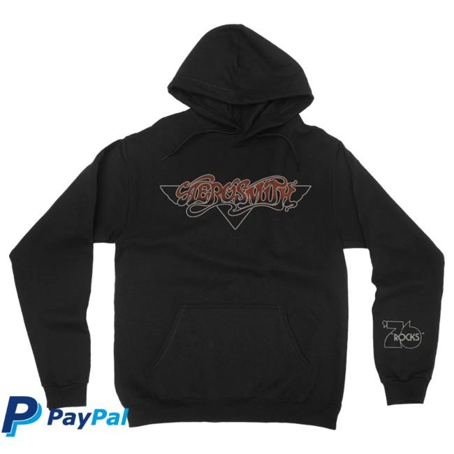 Official Aerosmith Rocks 76' Hooded Sweatshirt