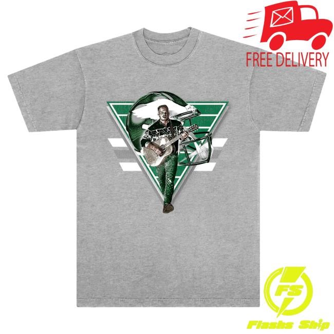 Official Zach Bryan x Eagles Tee Grey Tshirt