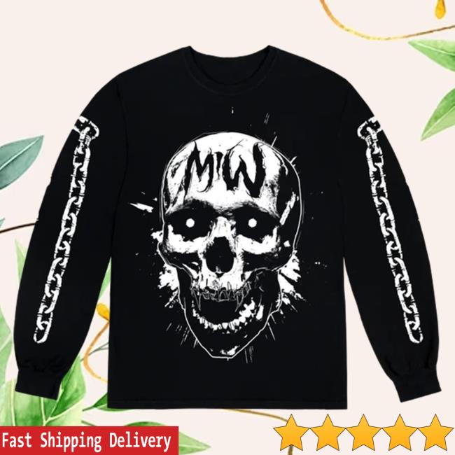 Official Motionless In White Skull Long Sleeve Tees