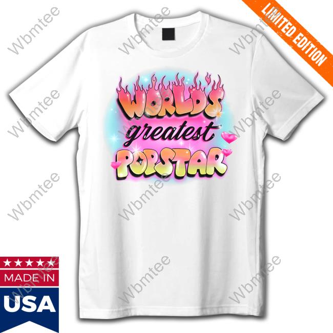 Worlds Greatest Popstar Tee Shirt