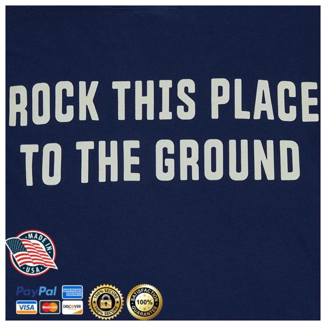 Official Def Leppard Merch Rock This Place To The Ground Long Sleeve New Shirt