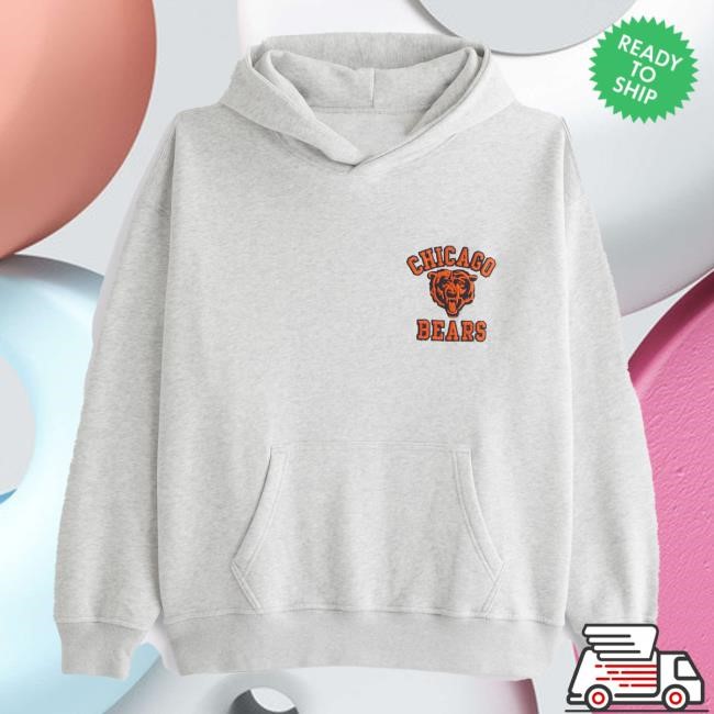 Official Abercrombie And Fitch Apparel Chicago Bears Graphic Hoodies NFL by Abercrombie