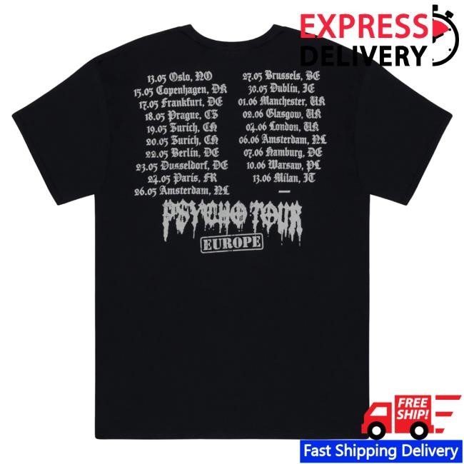 2026 Psycho Tour Lightning Tee Don Toliver Stage Look