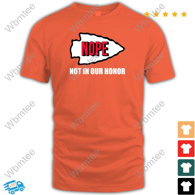 Dr. Blackdeer Nope Not In Our Honor Crewneck Sweatshirt Kansas City Indian Center