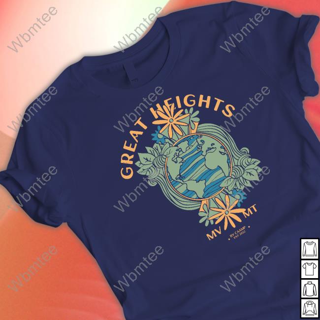 Great Heights Earth By Caamp Est 2022 T-Shirt