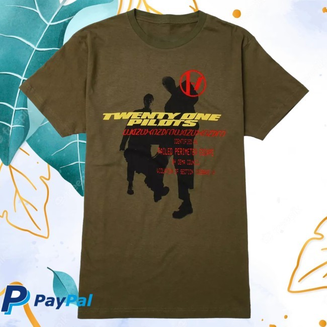 Twenty One Pilots Silhouettes Relaxed Fit Girls New Tee