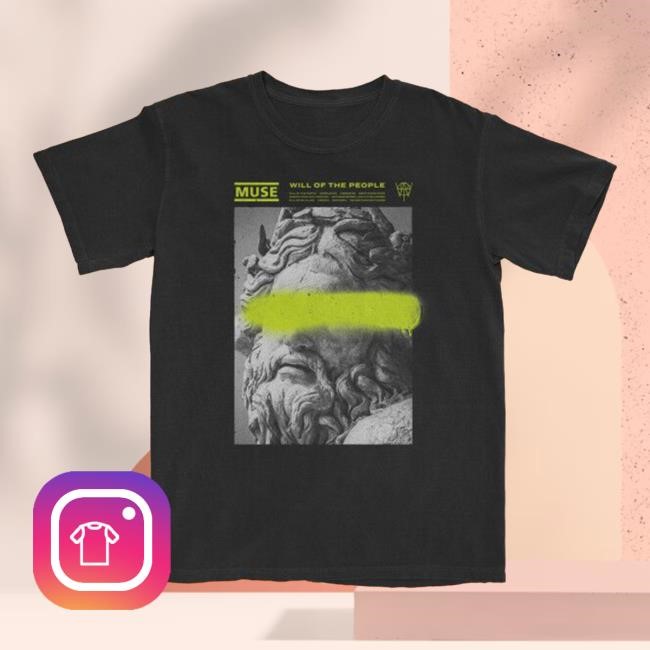 Will Of The People Defaced Shirt | Muse Official Store