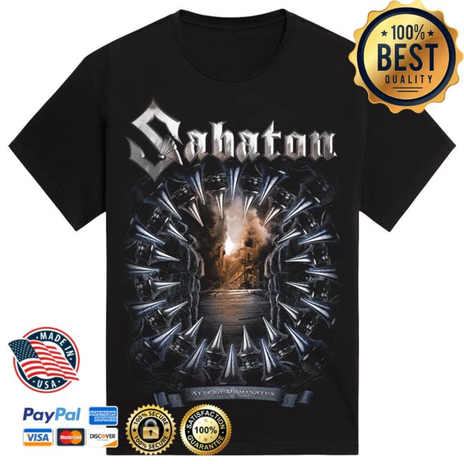 Official Sabaton Merch Store Sabaton Attero Dominatus Shirt New Sabaton Shop
