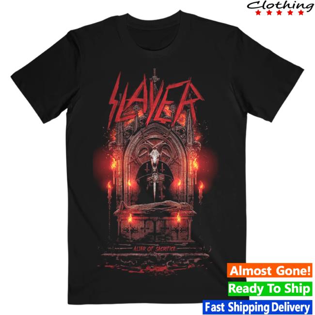 Slayer Clothing Store Shop Merch Altar Of Sacrifice New Shirt