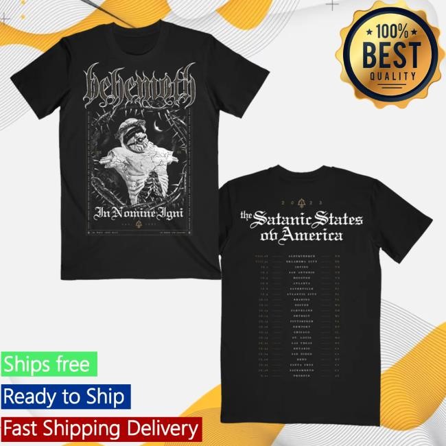 Behemoth In Nomine 2023 Itin Shirt New