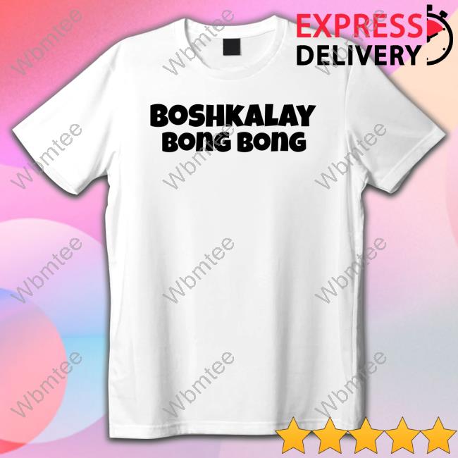 Official Boshkalay Bong Bong White Long Sleeve Tee