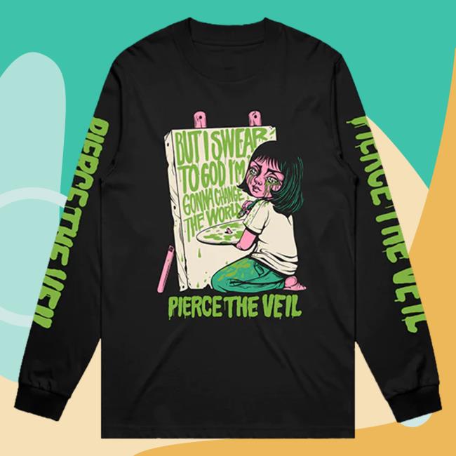 Official Ptv Merch Pierce The Veil Change The World Long Sleeve Tee PierceTheVeil Clothing Store Shop Ptvmerch