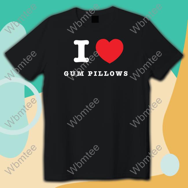 Andy 222 Merch I Heart Gum Pillows Hooded Sweatshirt