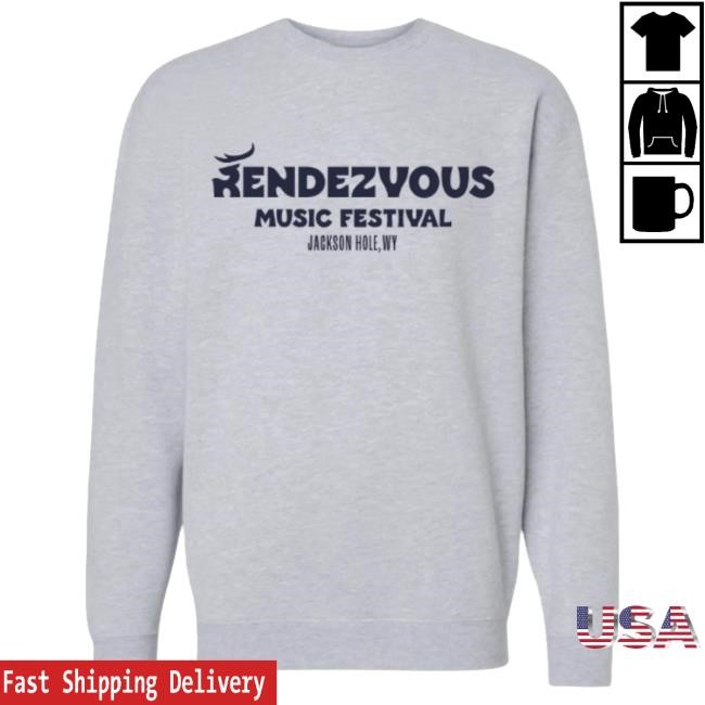 Official Jackson Hole Shop Store Jackson Hole Rendezvous Fest 25 Crewneck Sweatshirt