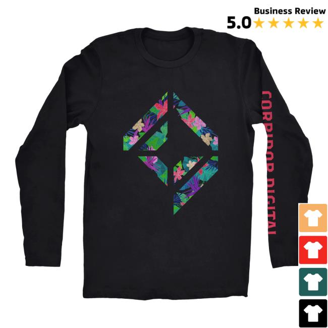 Bunker Branding Co Shop Corridor Digital Hawaiian Geo Long Sleeve Long Sleeve Tee