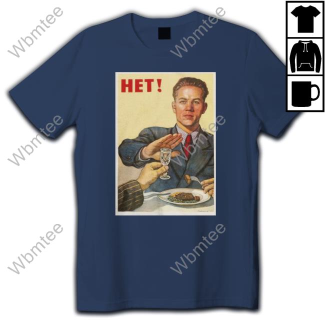 Soviet Visuals Het! Nyet! Shirts Black